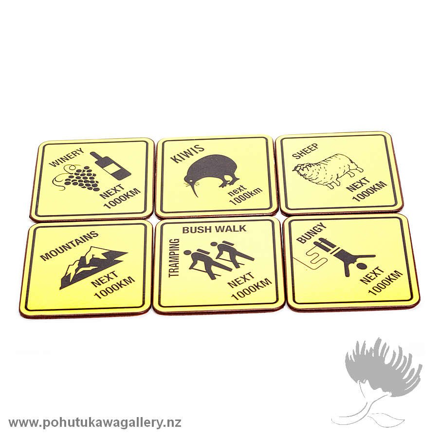 Coaster Set | NZ Roadsigns