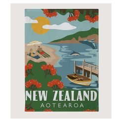 Tea Towel - Summer Beach