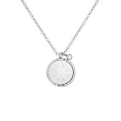 Necklace | White Matariki - Silver Plated