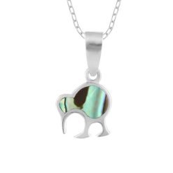 Boxed Necklace | Sterling & Paua Kiwi