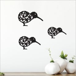 Acrylic Black - Koiri Kiwi Set of 3