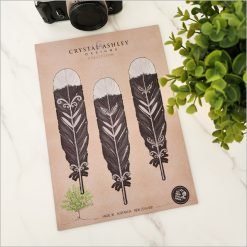 MDF Pop Outs - 3 Huia Feathers