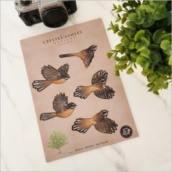 MDF Pop Outs - 5 Fantails
