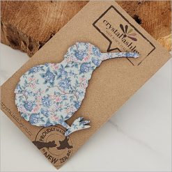 Mini Textured Kiwi Decoration - Vintage Blue