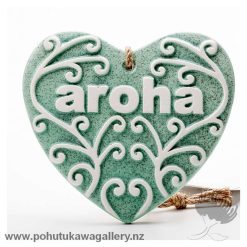 Large Heart | Muriwai Green Aroha