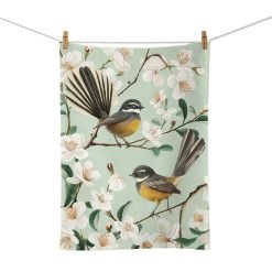 Fantail and Manuka Tea Towel