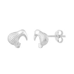 Boxed Studs | Sterling Silver Kiwi