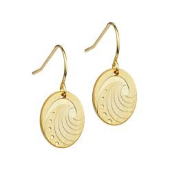Drop Earrings | Paua - Gold Plated
