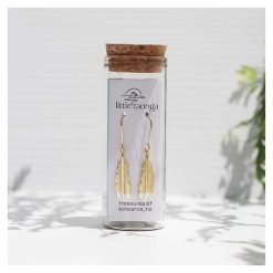 Earrings | Huia Feather Drops - Gold Plated
