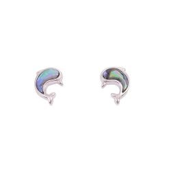 Stud Earrings | Paua Dolphin