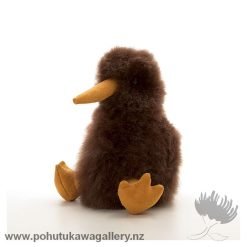 Alpaca Wool Toy | Kiwi Small Dark Brown