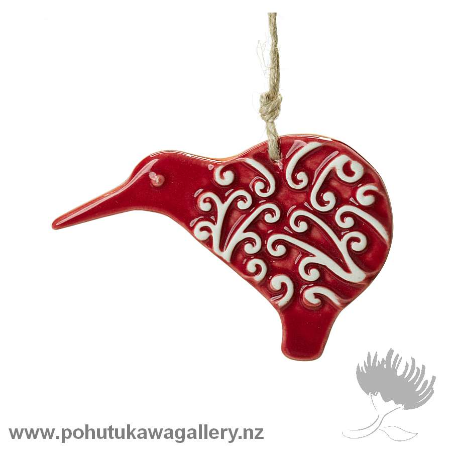 Small Hanging Kiwi | Red