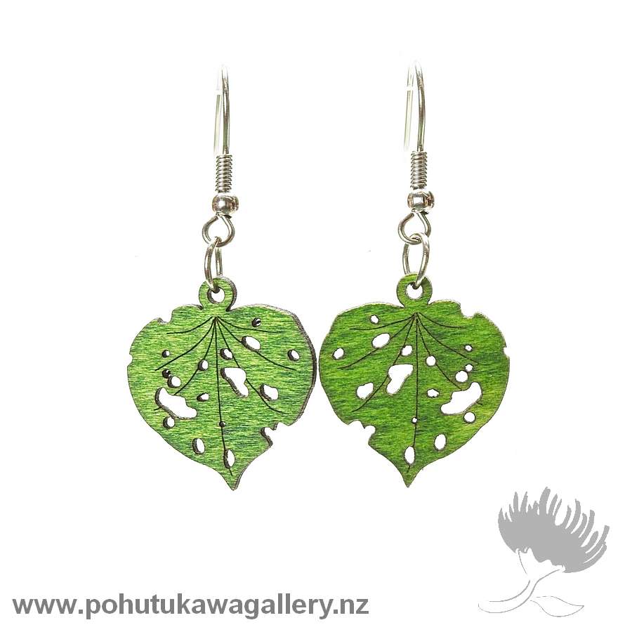 Drop Earrings | Kawakawa – Green
